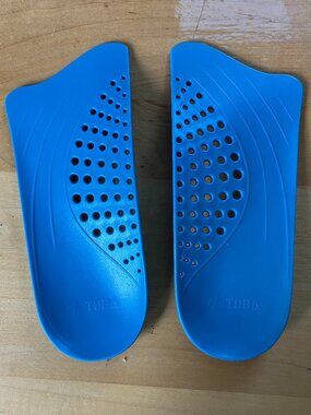 TOBA Women's 8-8.5 EU 39 Rigid Arch Support Shoe Inserts Blue Pair
